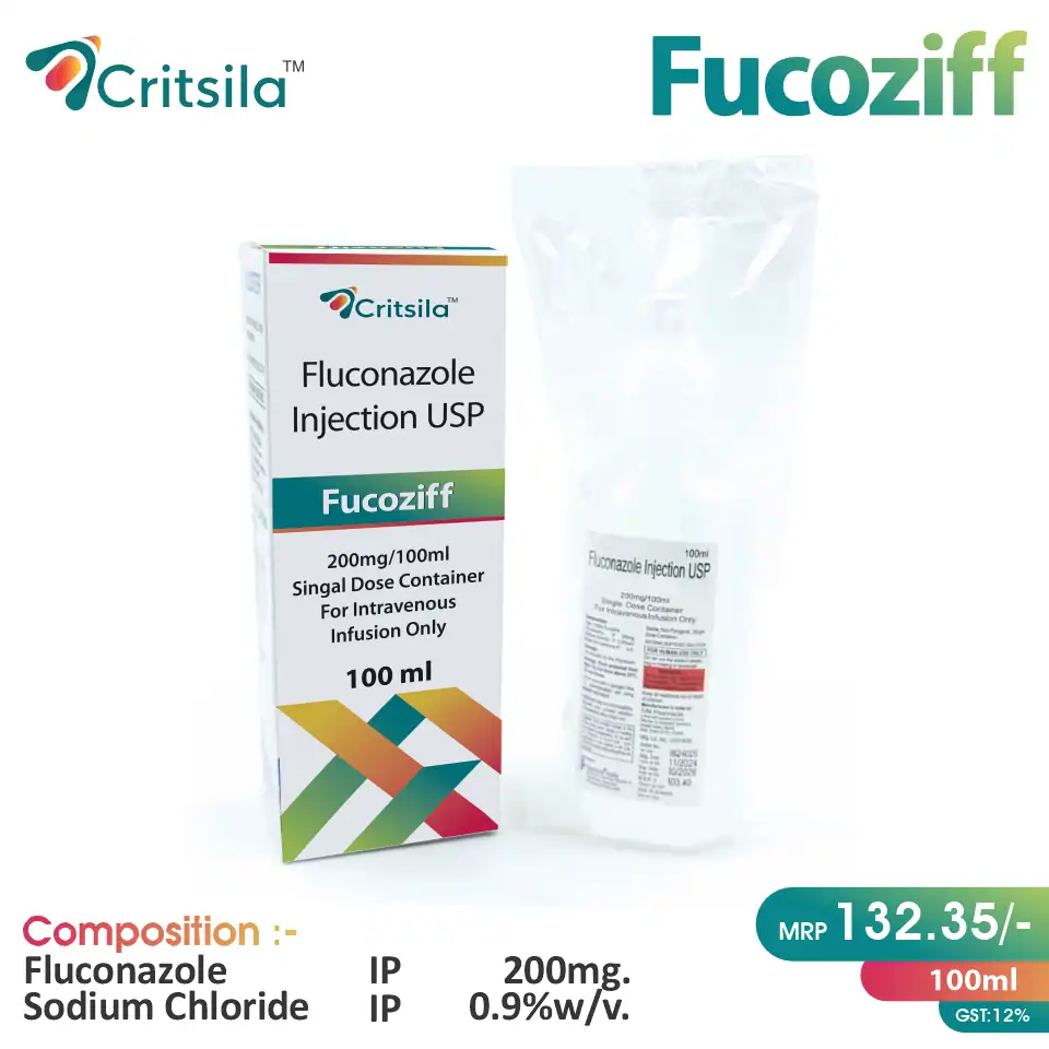 Fluconazole 200mg + Sodium Chloride 0.9% | Antifungal Infusion | Best Price for PCD Pharma Franchise
